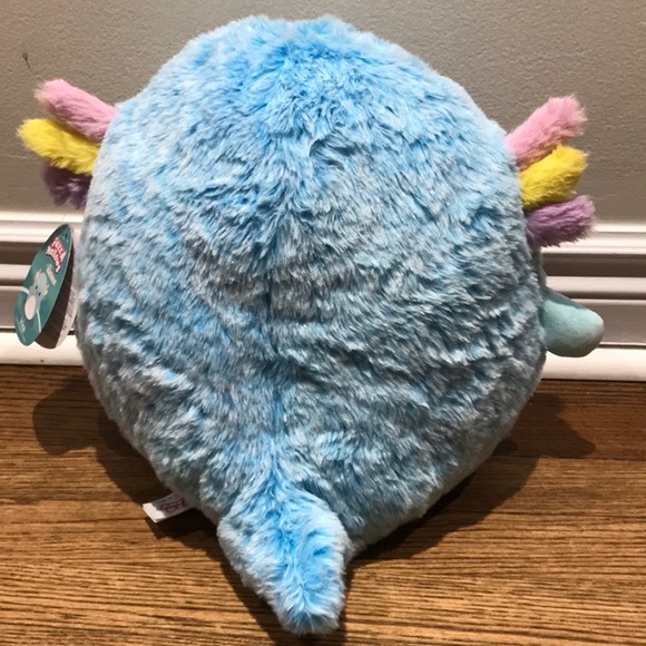 Squishmallows fuzzamallows Irina the axolotl sparkly details NWT - Picture 6 of 6